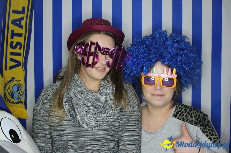 Vistal Gdynia - selfi na meczu