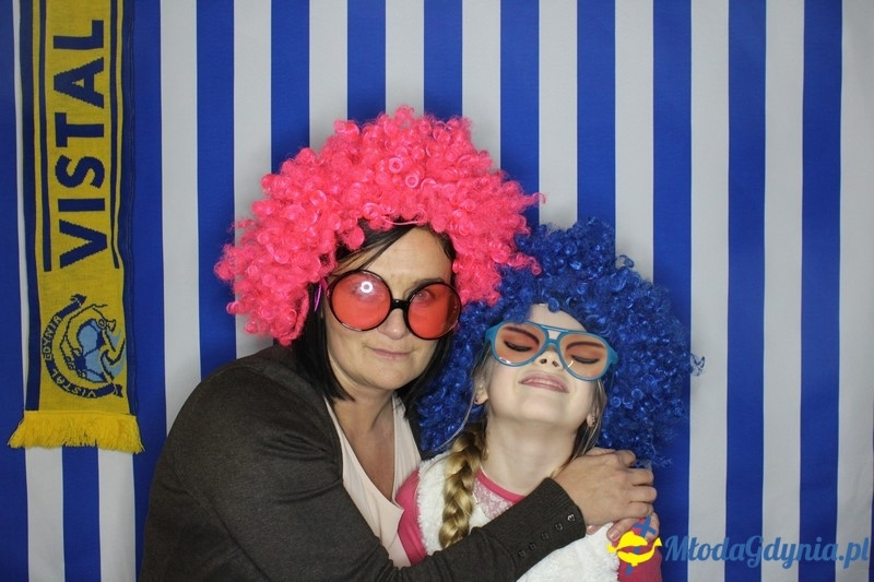 Vistal Gdynia - selfi na meczu