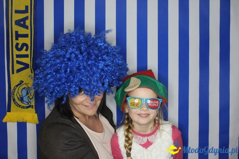 Vistal Gdynia - selfi na meczu