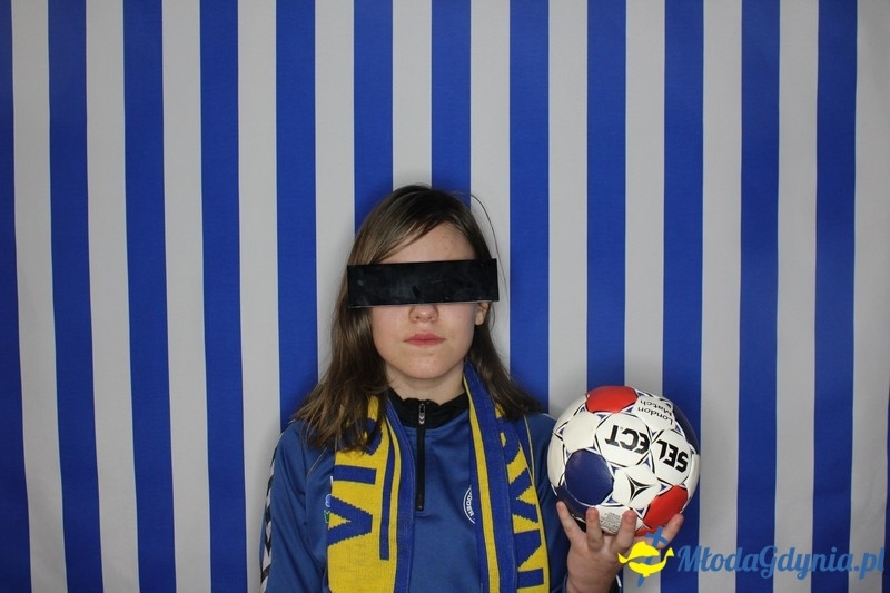 Vistal Gdynia - selfi na meczu