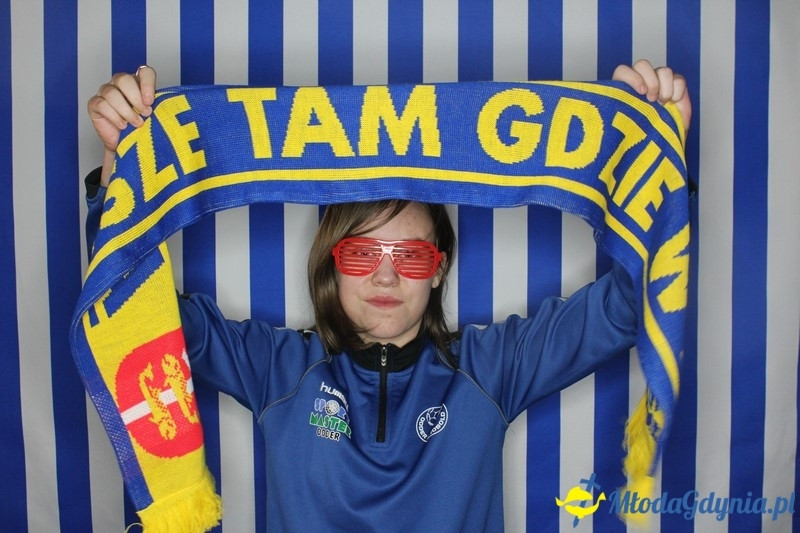 Vistal Gdynia - selfi na meczu