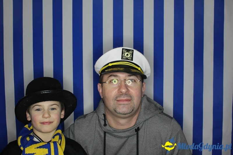 Vistal Gdynia - selfi na meczu