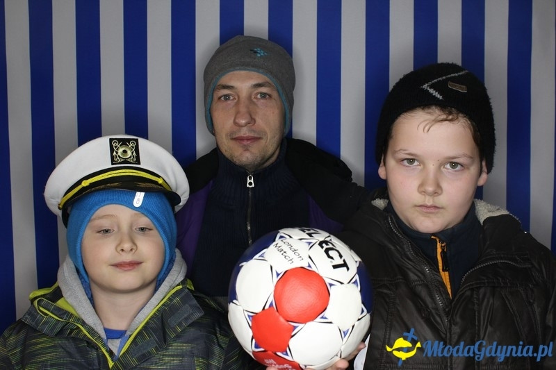 Vistal Gdynia - selfi na meczu