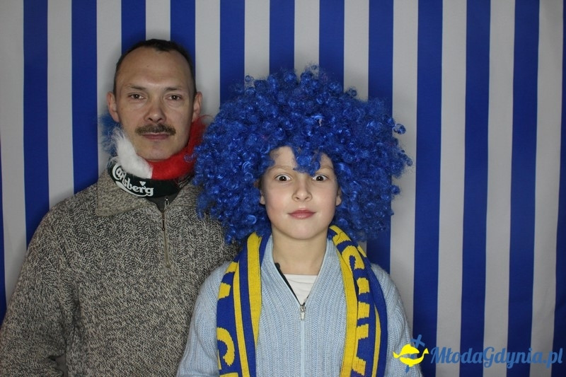 Vistal Gdynia - selfi na meczu