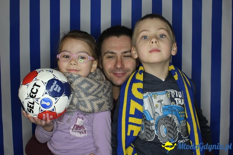 Vistal Gdynia - selfi na meczu