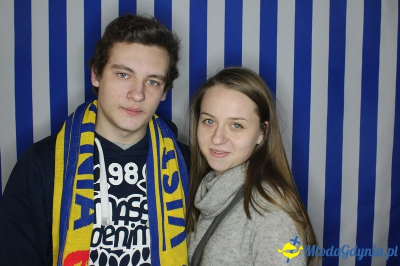 Vistal Gdynia - selfi na meczu