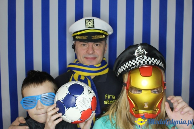 Vistal Gdynia - selfi na meczu