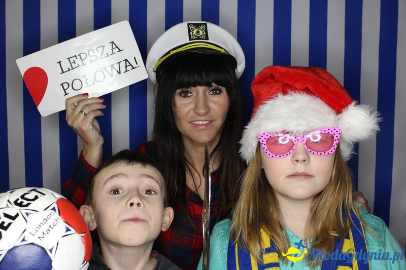 Vistal Gdynia - selfi na meczu