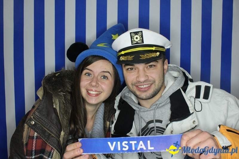 Vistal Gdynia - selfi na meczu