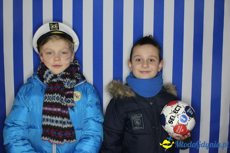 Vistal Gdynia - selfi na meczu