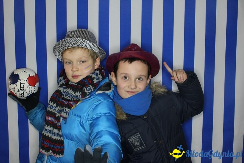 Vistal Gdynia - selfi na meczu