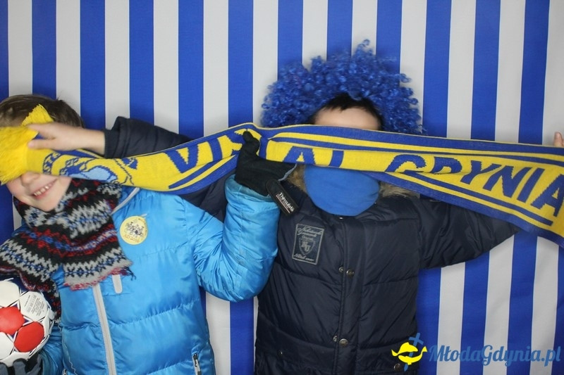 Vistal Gdynia - selfi na meczu