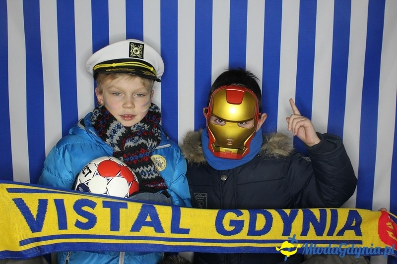 Vistal Gdynia - selfi na meczu