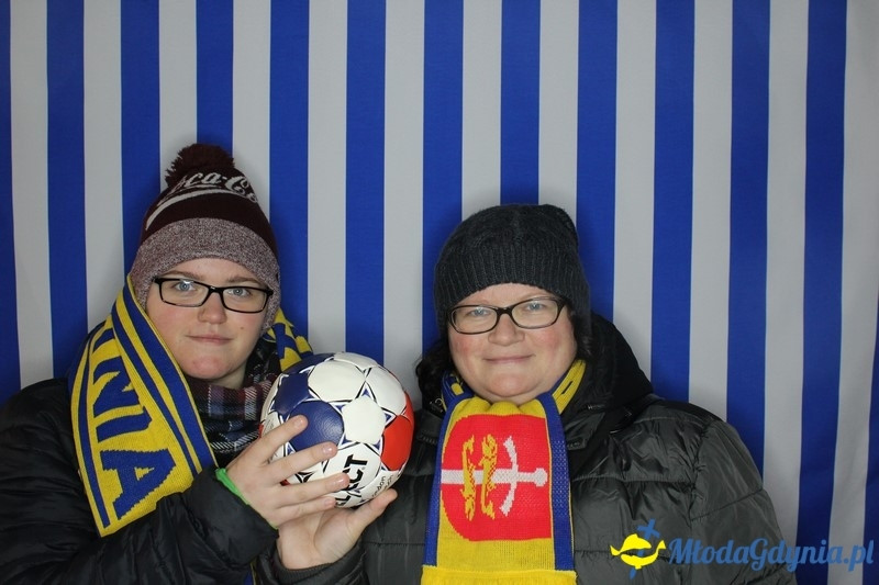 Vistal Gdynia - selfi na meczu