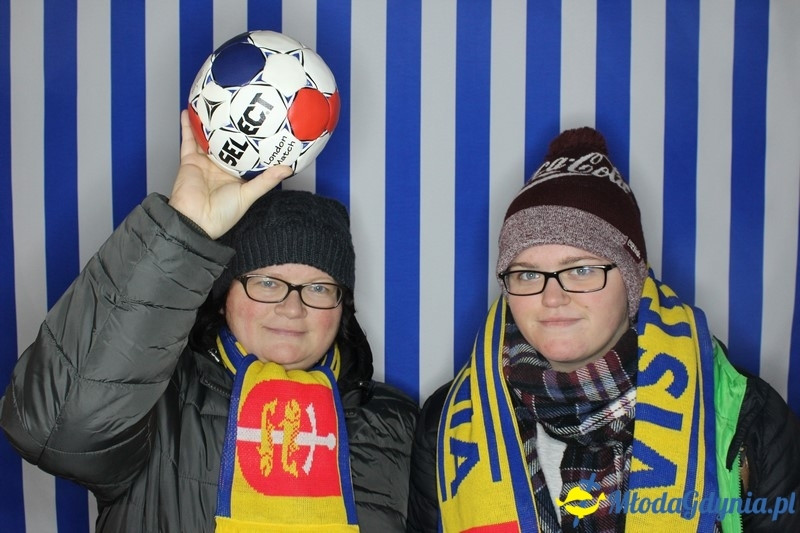 Vistal Gdynia - selfi na meczu