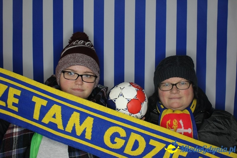 Vistal Gdynia - selfi na meczu