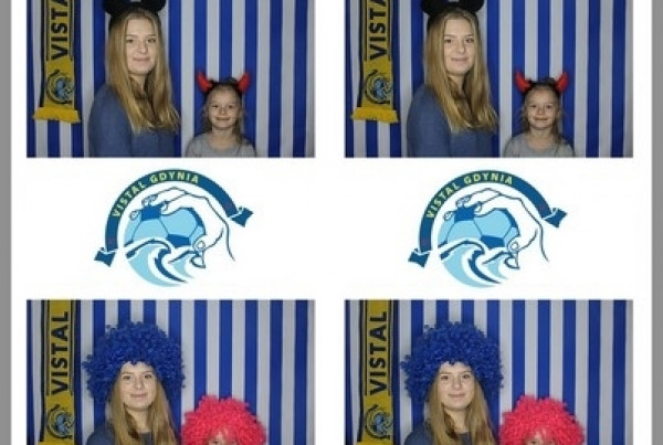 Vistal Gdynia - selfi na meczu