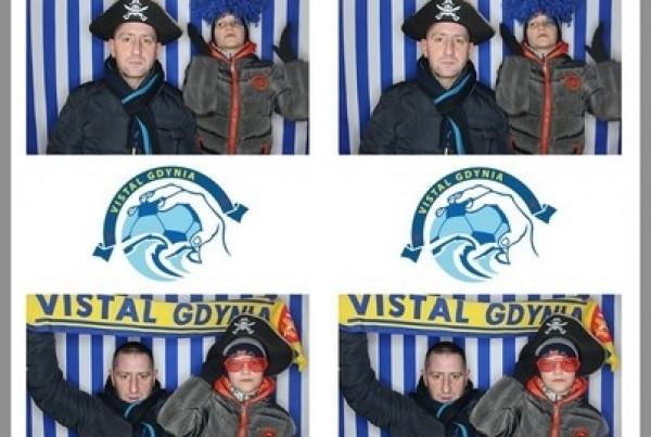 Vistal Gdynia - selfi na meczu