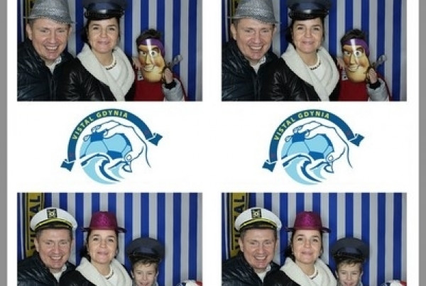 Vistal Gdynia - selfi na meczu