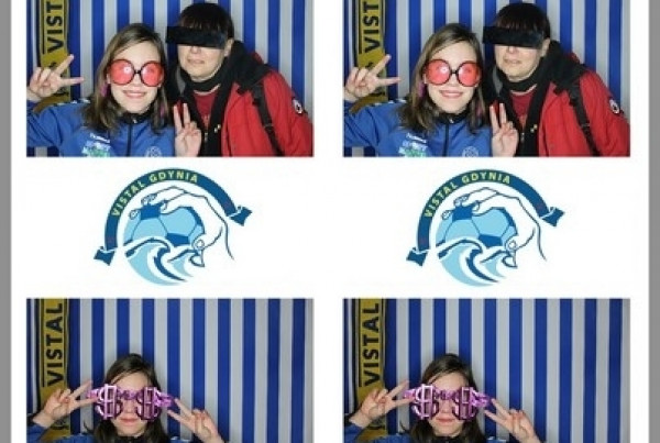 Vistal Gdynia - selfi na meczu