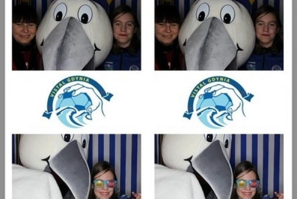 Vistal Gdynia - selfi na meczu