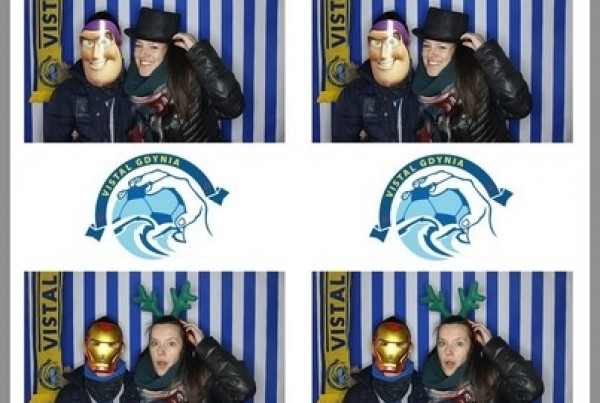 Vistal Gdynia - selfi na meczu