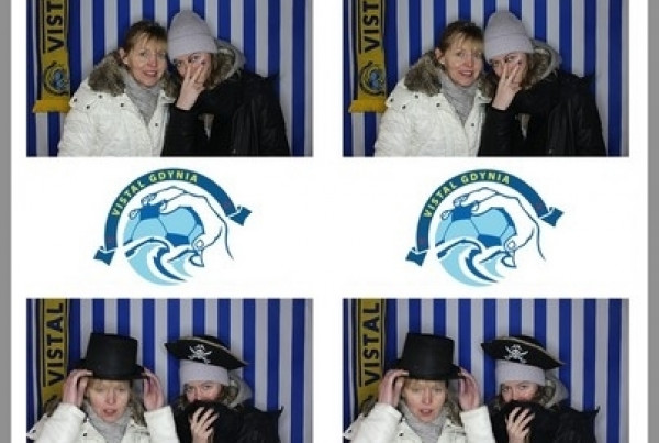 Vistal Gdynia - selfi na meczu