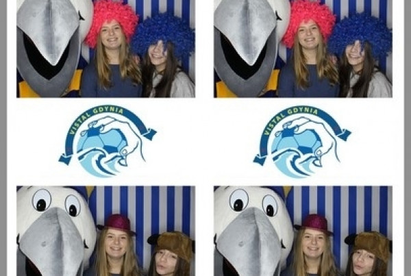 Vistal Gdynia - selfi na meczu