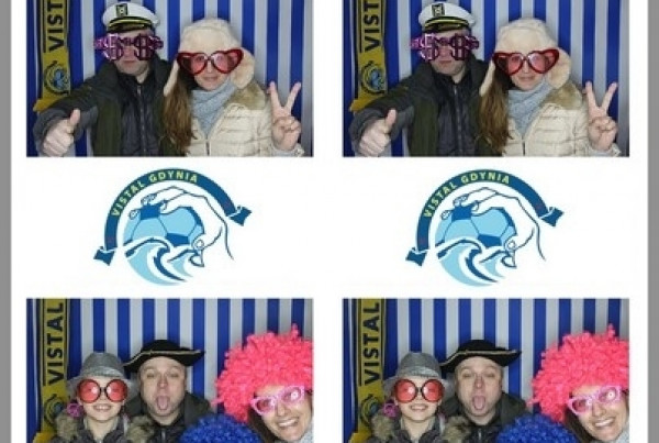Vistal Gdynia - selfi na meczu