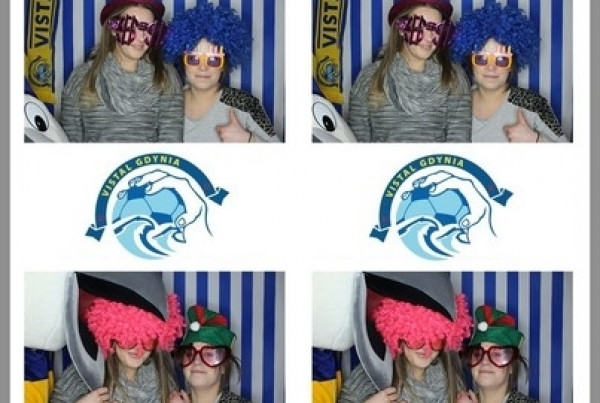 Vistal Gdynia - selfi na meczu