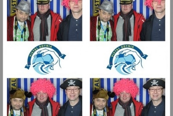 Vistal Gdynia - selfi na meczu