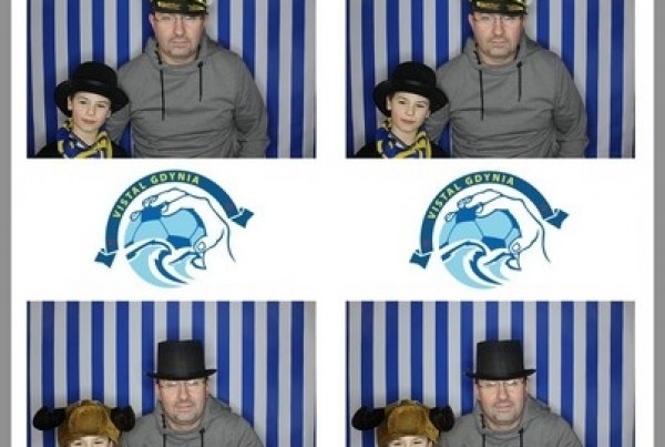 Vistal Gdynia - selfi na meczu