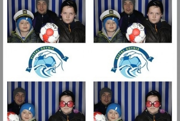 Vistal Gdynia - selfi na meczu