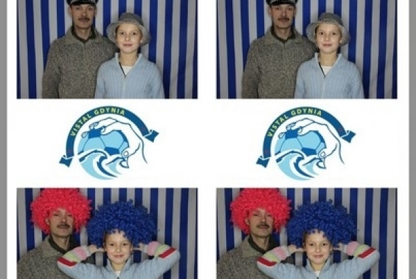 Vistal Gdynia - selfi na meczu