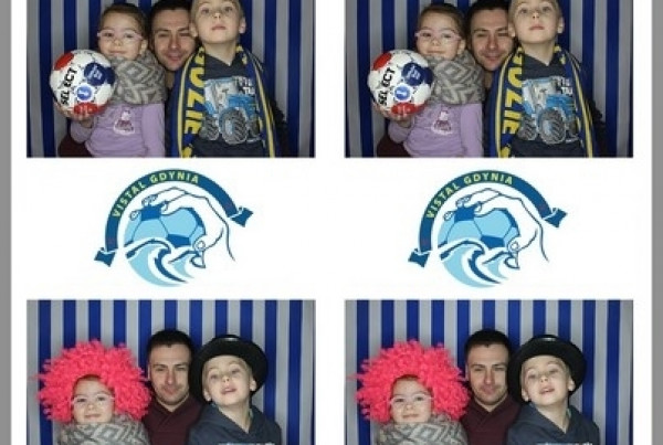 Vistal Gdynia - selfi na meczu