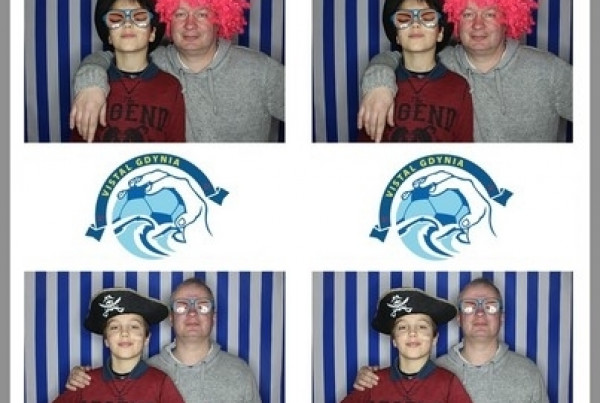 Vistal Gdynia - selfi na meczu