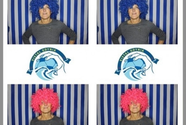 Vistal Gdynia - selfi na meczu