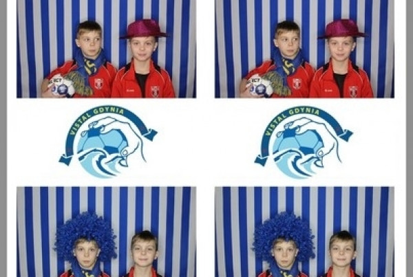 Vistal Gdynia - selfi na meczu