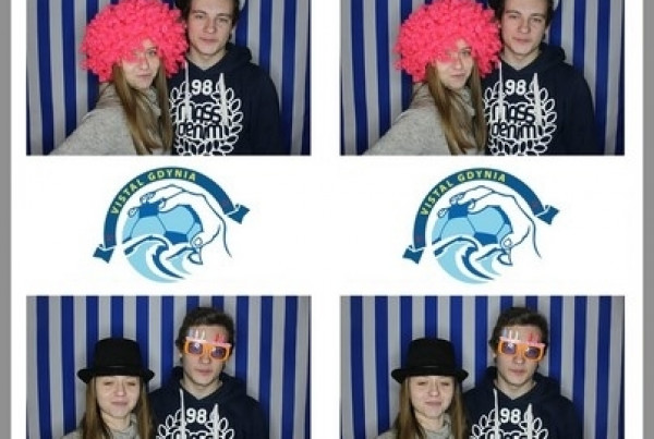 Vistal Gdynia - selfi na meczu