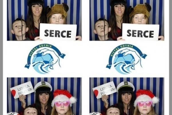 Vistal Gdynia - selfi na meczu