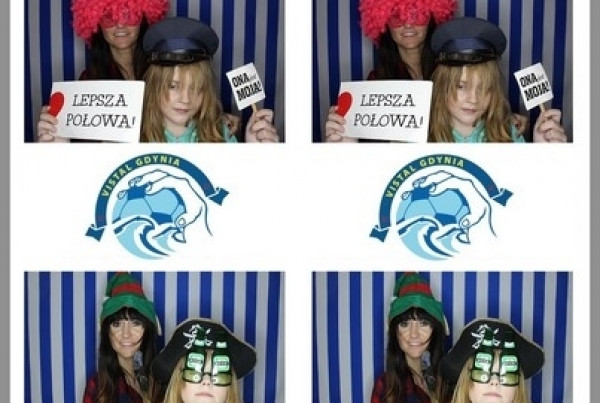 Vistal Gdynia - selfi na meczu