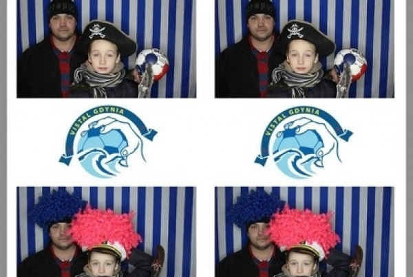 Vistal Gdynia - selfi na meczu