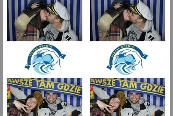 Vistal Gdynia - selfi na meczu