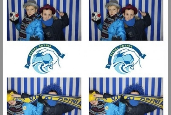 Vistal Gdynia - selfi na meczu