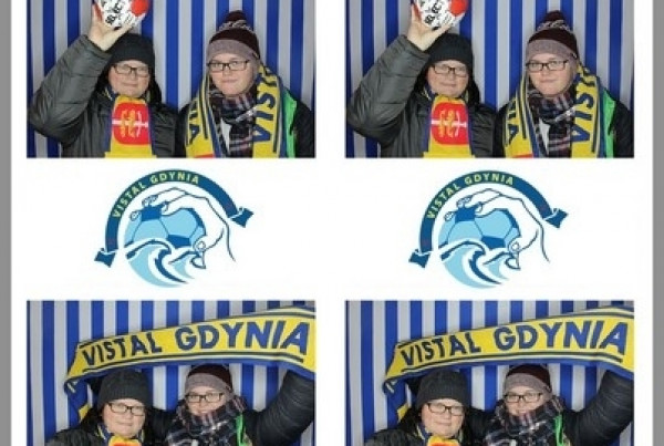 Vistal Gdynia - selfi na meczu