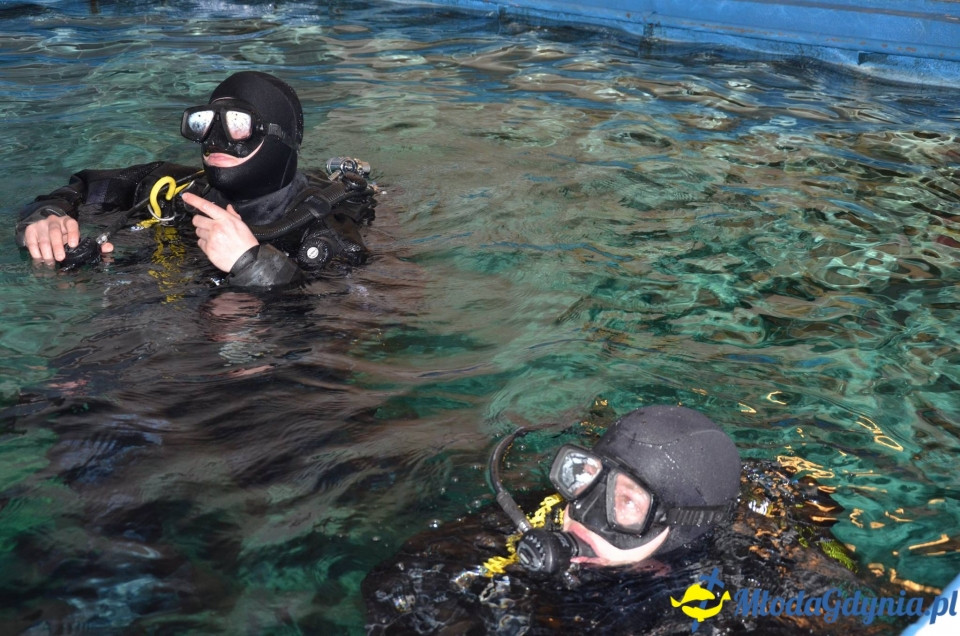 Nurkowie z Piasta i Lecha - szkolenie na małych głębokościach