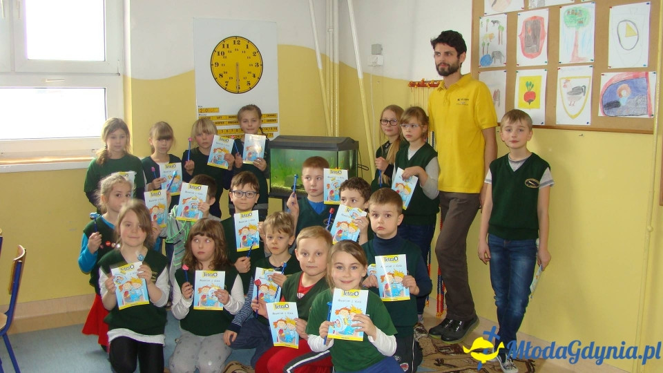 AKWARIUM w Szkole Podstawowej w Pogórzu