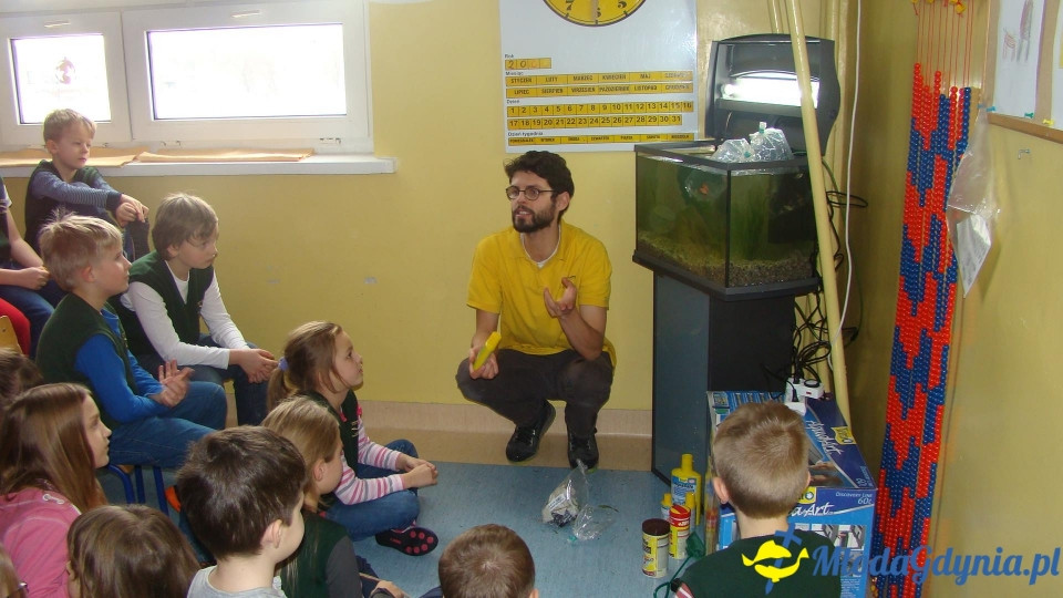 AKWARIUM w Szkole Podstawowej w Pogórzu