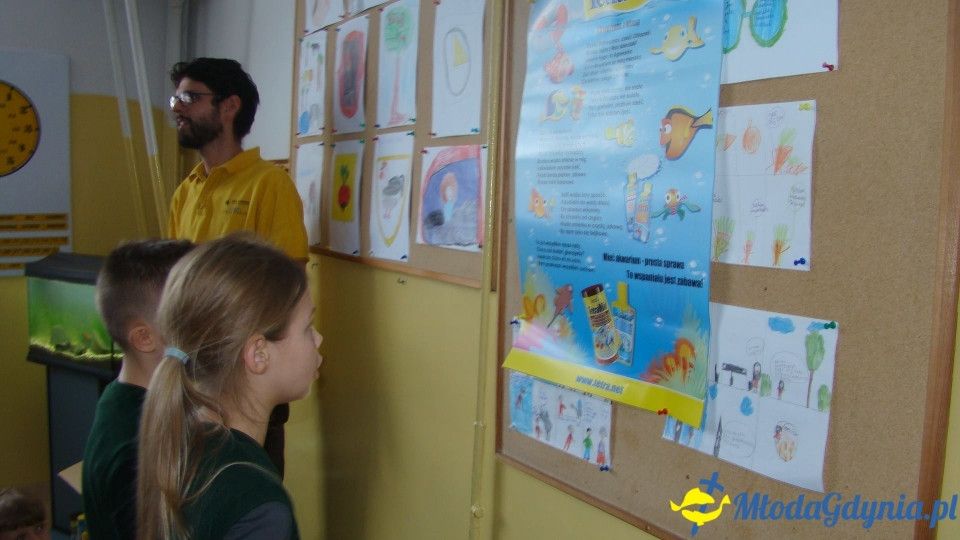 AKWARIUM w Szkole Podstawowej w Pogórzu