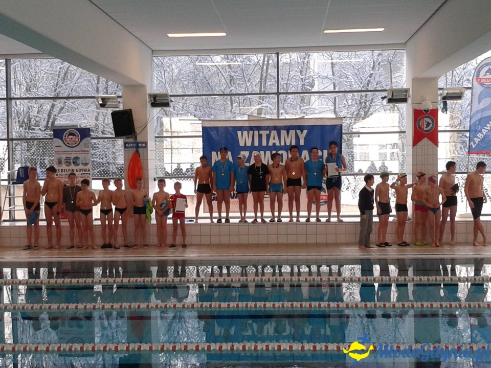 Drużynowe Mistrzostwa Gdyńskich Szkół w Pływaniu 21.01.16.